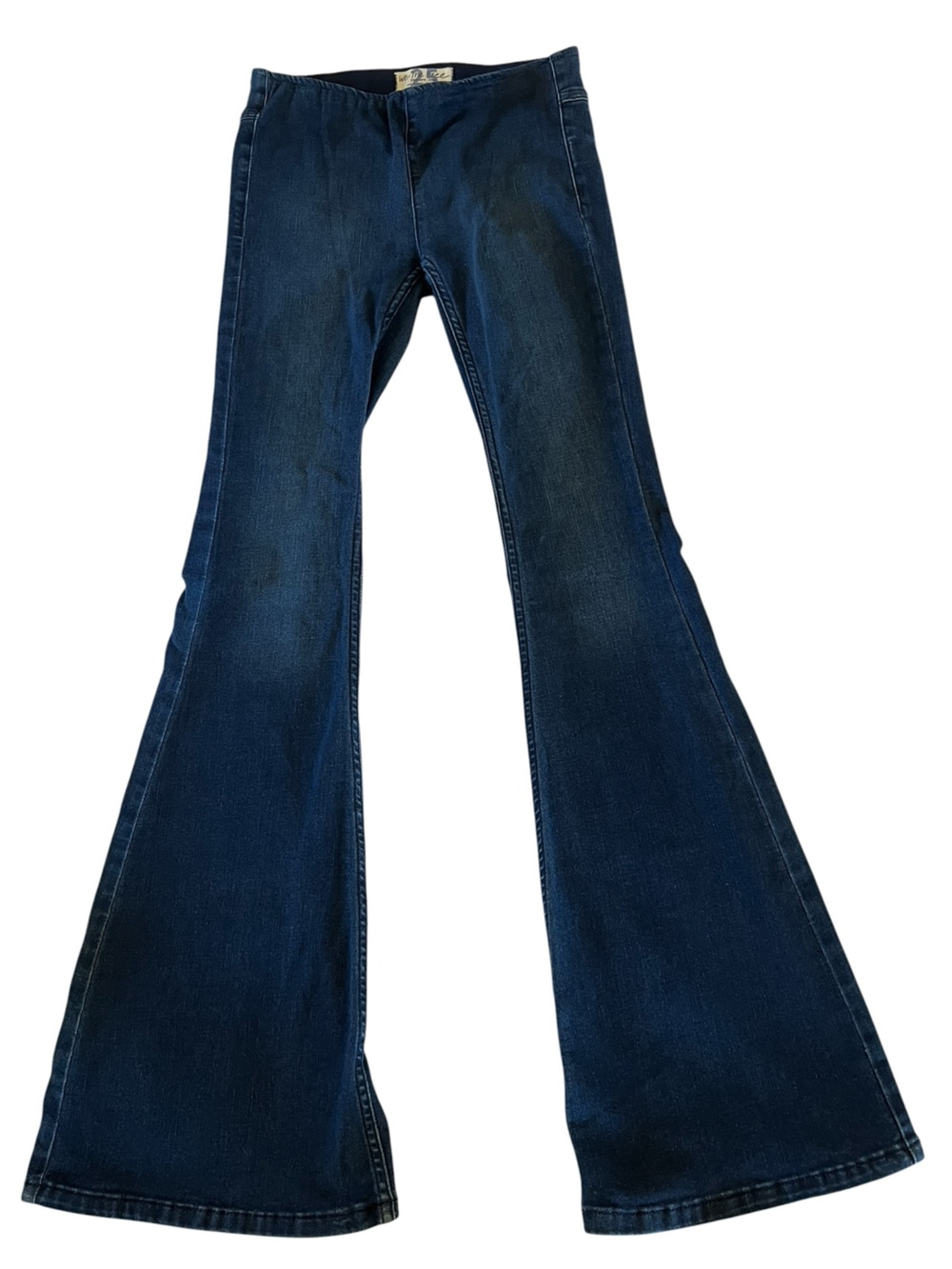 We The Free Twenty Five Flare Jeans  Low Rise Stretch Denim 25 Boho Festival - Picture 2 of 7